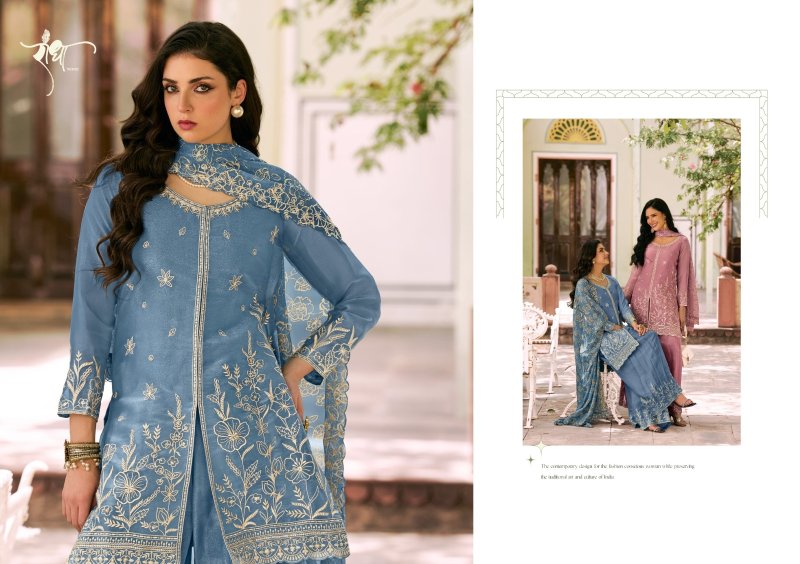 Saachi By Radha Trendz Mos Silk Embroidery Readymade Suits